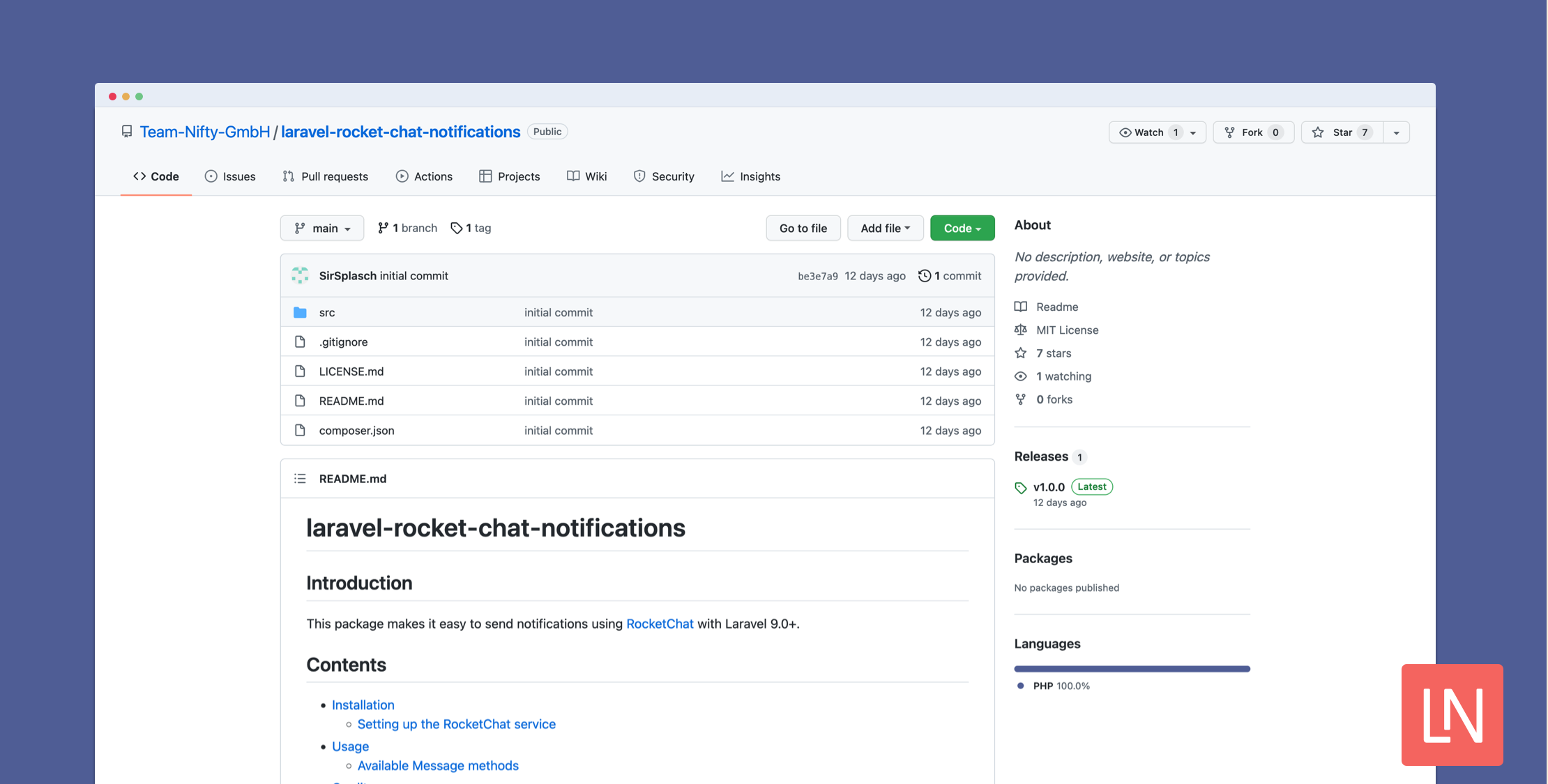 Laravel Rocket Chat Notifications