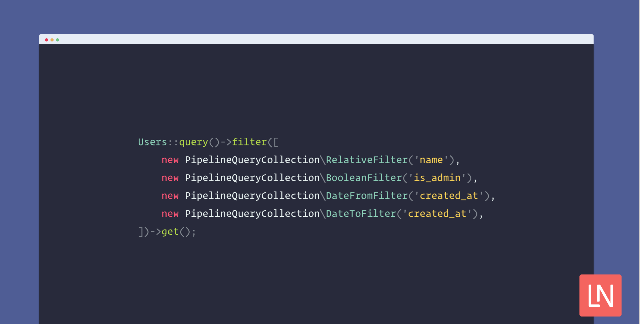 Laravel Pipeline Query Collection