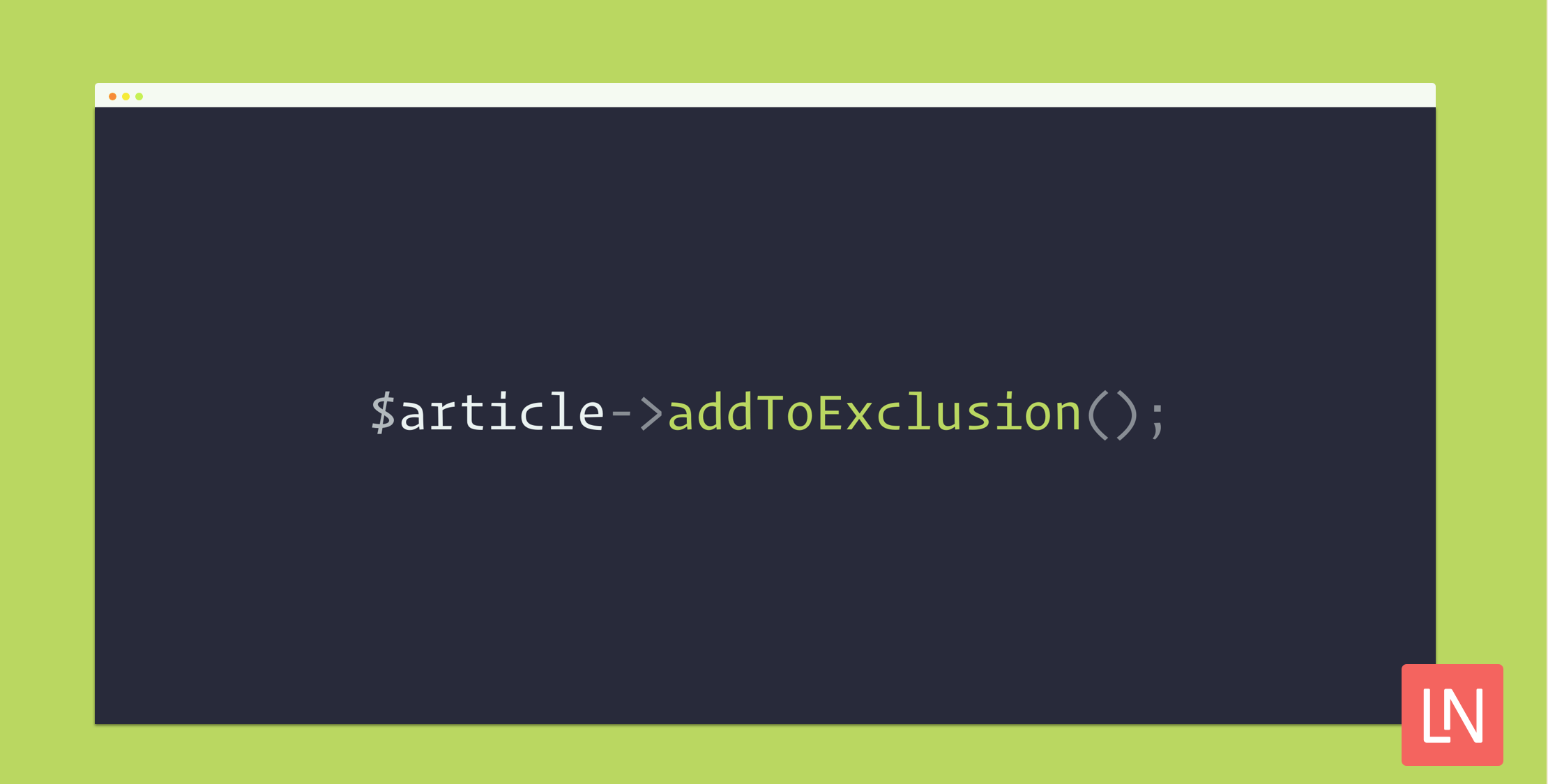 Exclude Model Entities From Eloquent With the Laravel Exclusions Package