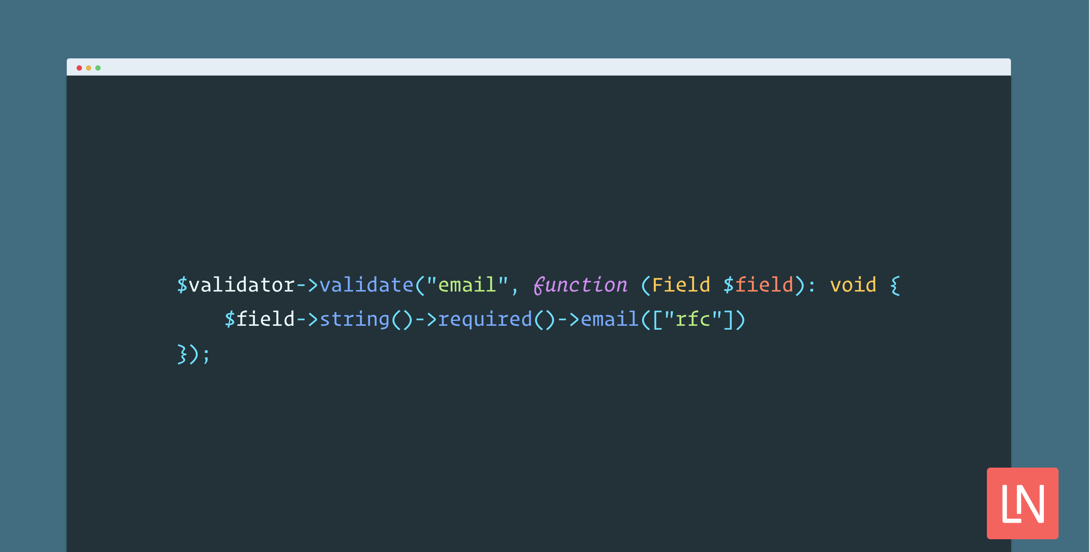 Laravel Validator Object-Oriented Wrapper